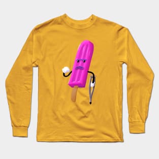 Ice cream with crutch Long Sleeve T-Shirt